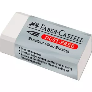 FABER-CASTELL Radierer Dust-free 187130 weiss