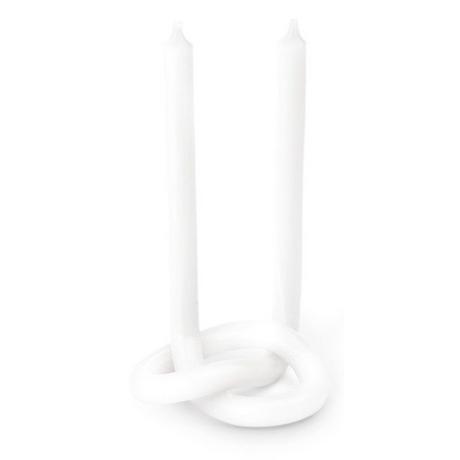 Knot Candles Knot Kerze Weiss  