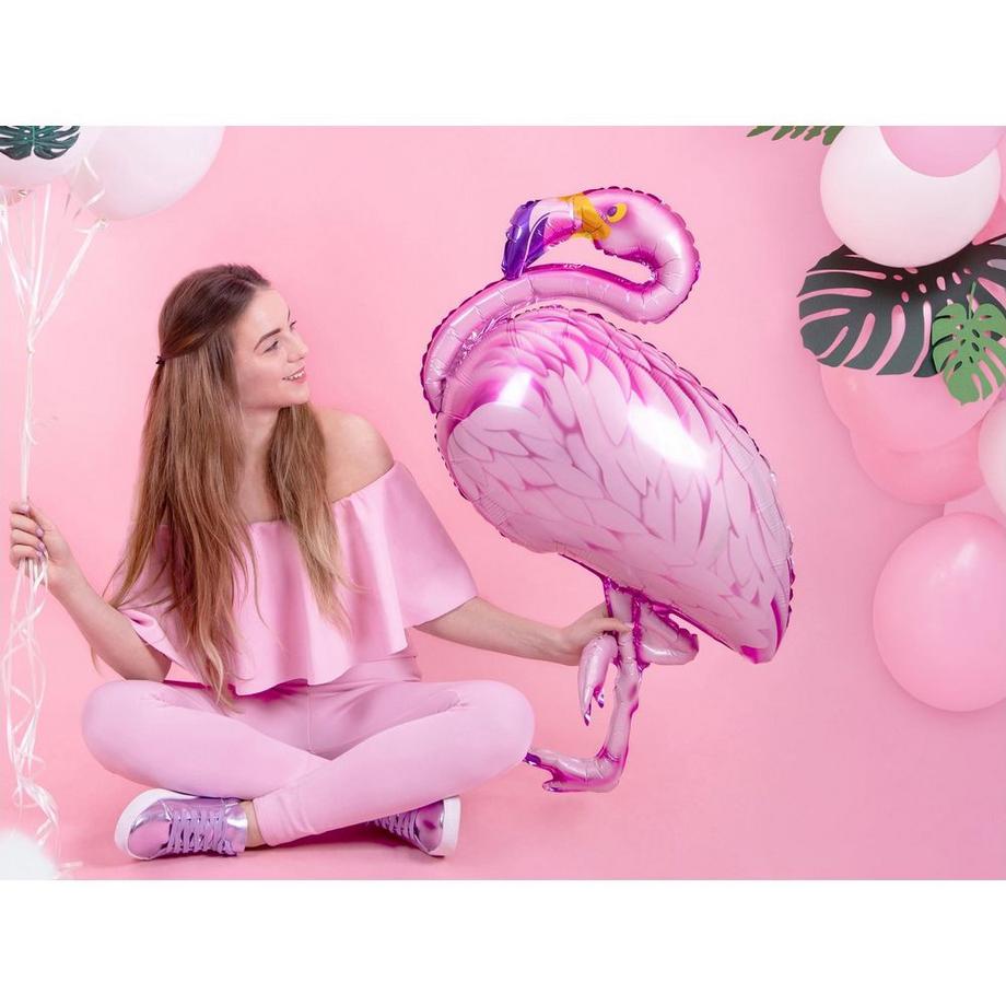PartyDeco  Folienballon Flamingo 
