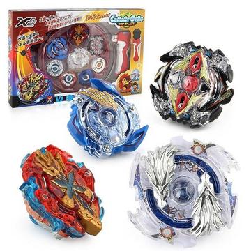 Combat Gyro Top Plate battle set 4-pack - Rouge