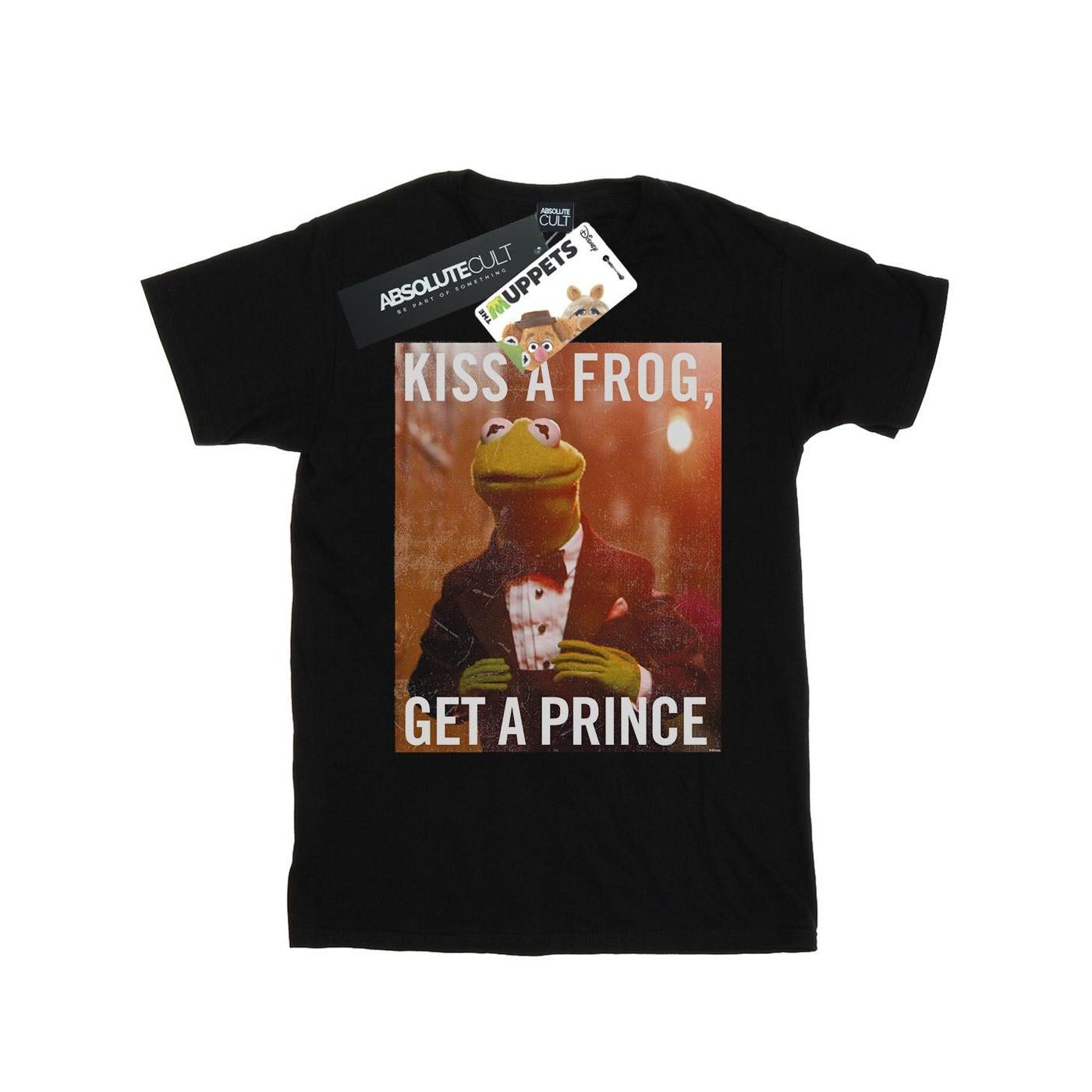 Image of The Muppets Kiss A Frog Get A Prince Tshirt Damen Schwarz S