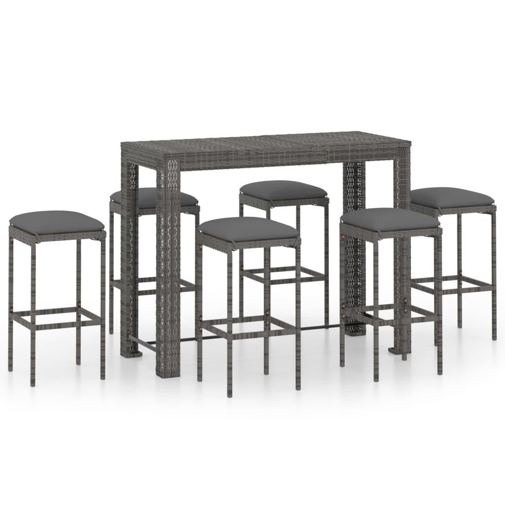 VidaXL Bar-set poly-rattan  