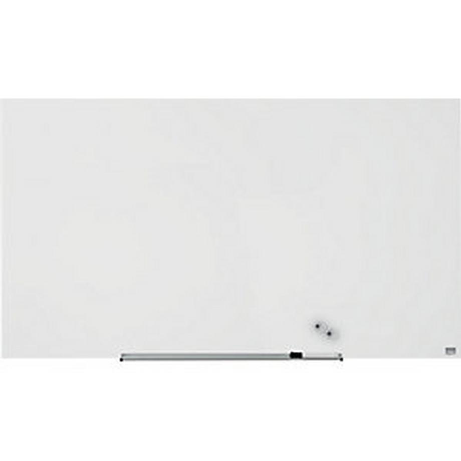 Nobo  Tableau blanc en verre WIDESCREEN, 57'' - l x h 1264 x 711 mm, blanc. 