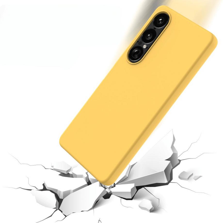 Cover-Discount  Sony Xperia 1 VII - Custodia in gomma siliconica 