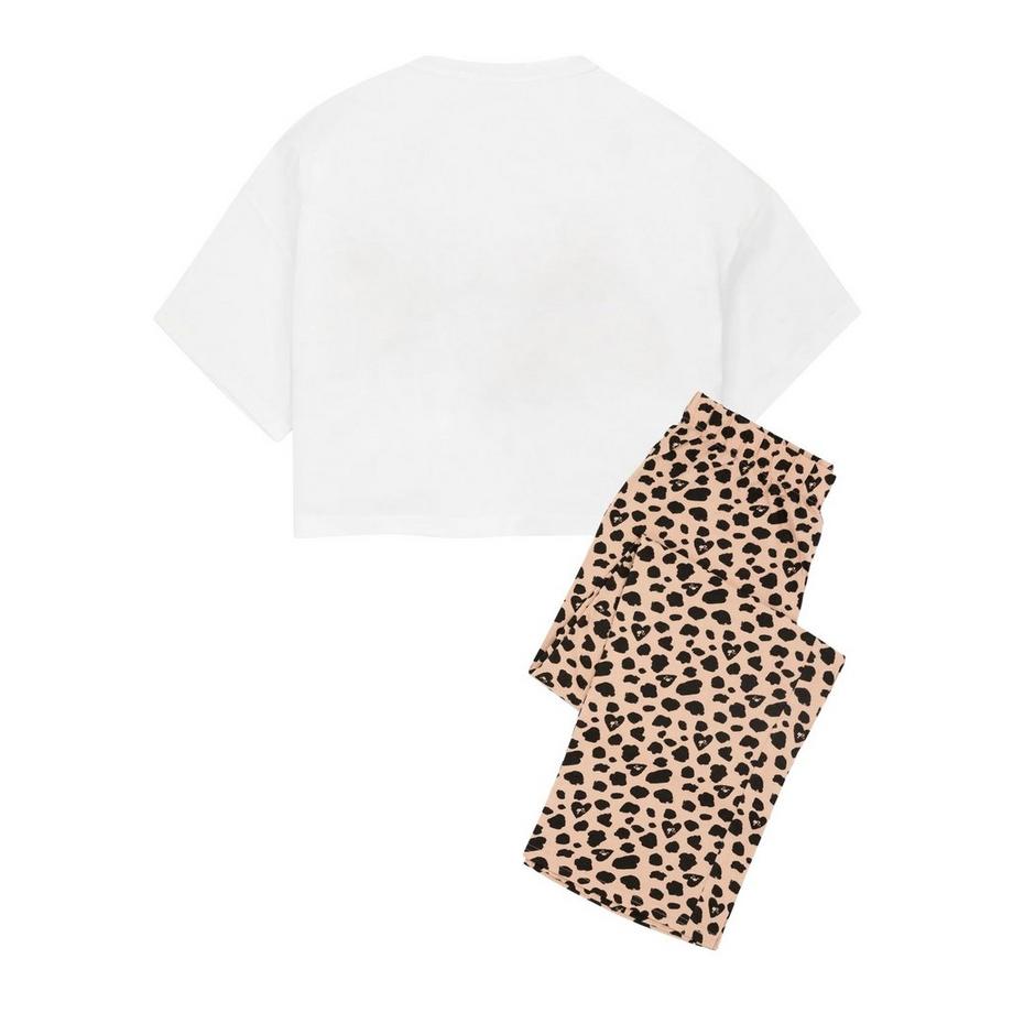 Barbie Schlafanzug mit Leopardenmuster  