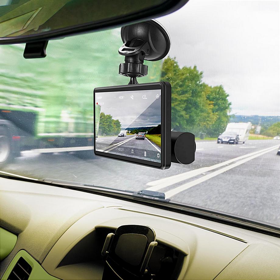 Avizar  Dashcam auto HD, frontale + posteriore 