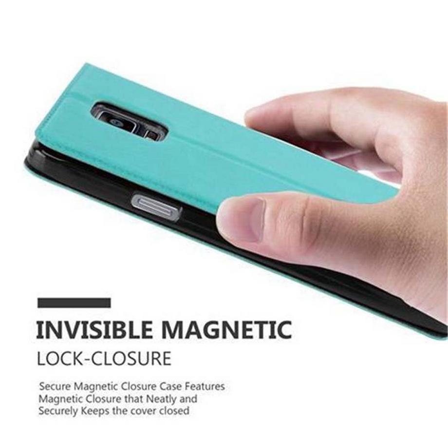 Cadorabo  Housse compatible avec Samsung Galaxy NOTE 4 - Coque de protection avec fermeture magnétique, fonction de support et 2 fenêtres de visualisation 
