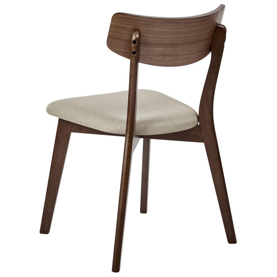 Beliani Set di 2 sedie da pranzo en Legno di caucciù  HOPE  