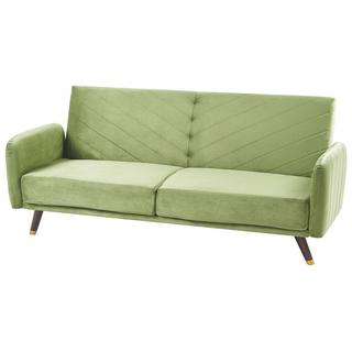 Beliani Schlafsofa aus Samtstoff Retro SENJA  