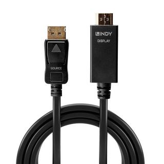 LINDY  Lindy 36924 câble vidéo et adaptateur 5 m DisplayPort HDMI Type A (Standard) Noir 