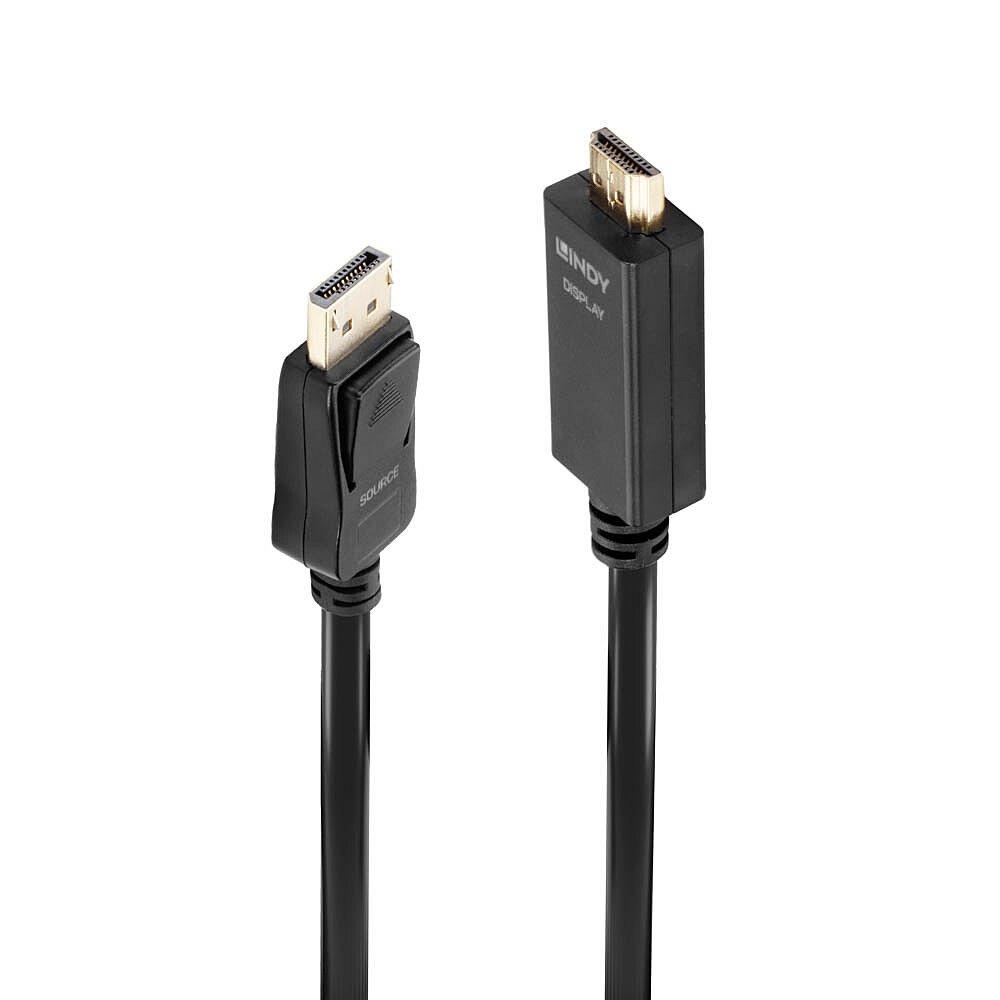 LINDY  Lindy 36924 câble vidéo et adaptateur 5 m DisplayPort HDMI Type A (Standard) Noir 