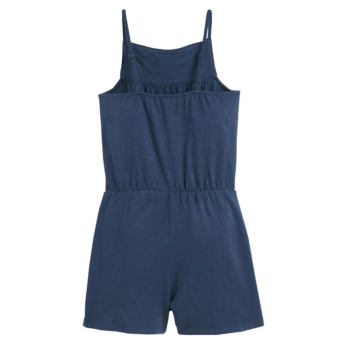 La Redoute Collections  Kurzer Jumpsuit mit schmalen Trägern & Häkel-Akzent 