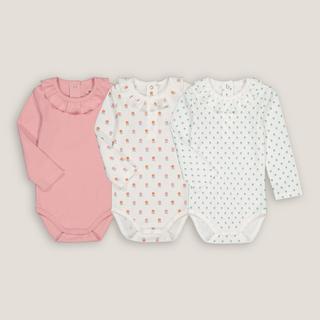 La Redoute Collections  3er-Pack langärmelige Bodys 