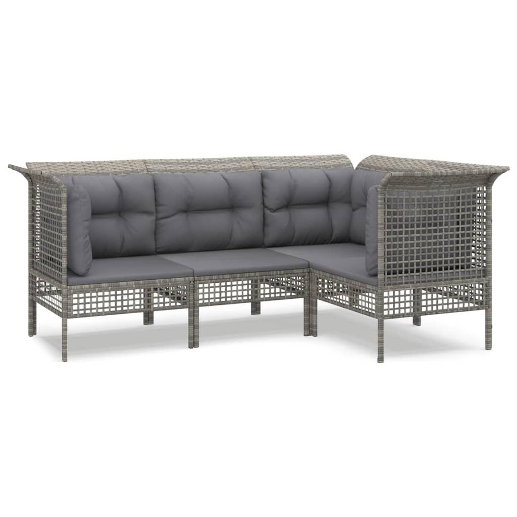 VidaXL Garten lounge set poly-rattan  