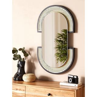 Beliani Miroir en Polyrotin Boho STAINS  