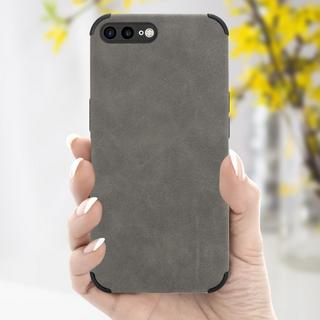 Cadorabo  Hülle für Apple iPhone 7 PLUS  7S PLUS  8 PLUS mit Kunst-Wildleder Rückseite 