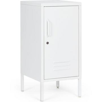 Comodino Cambridge bianco 40x35x76