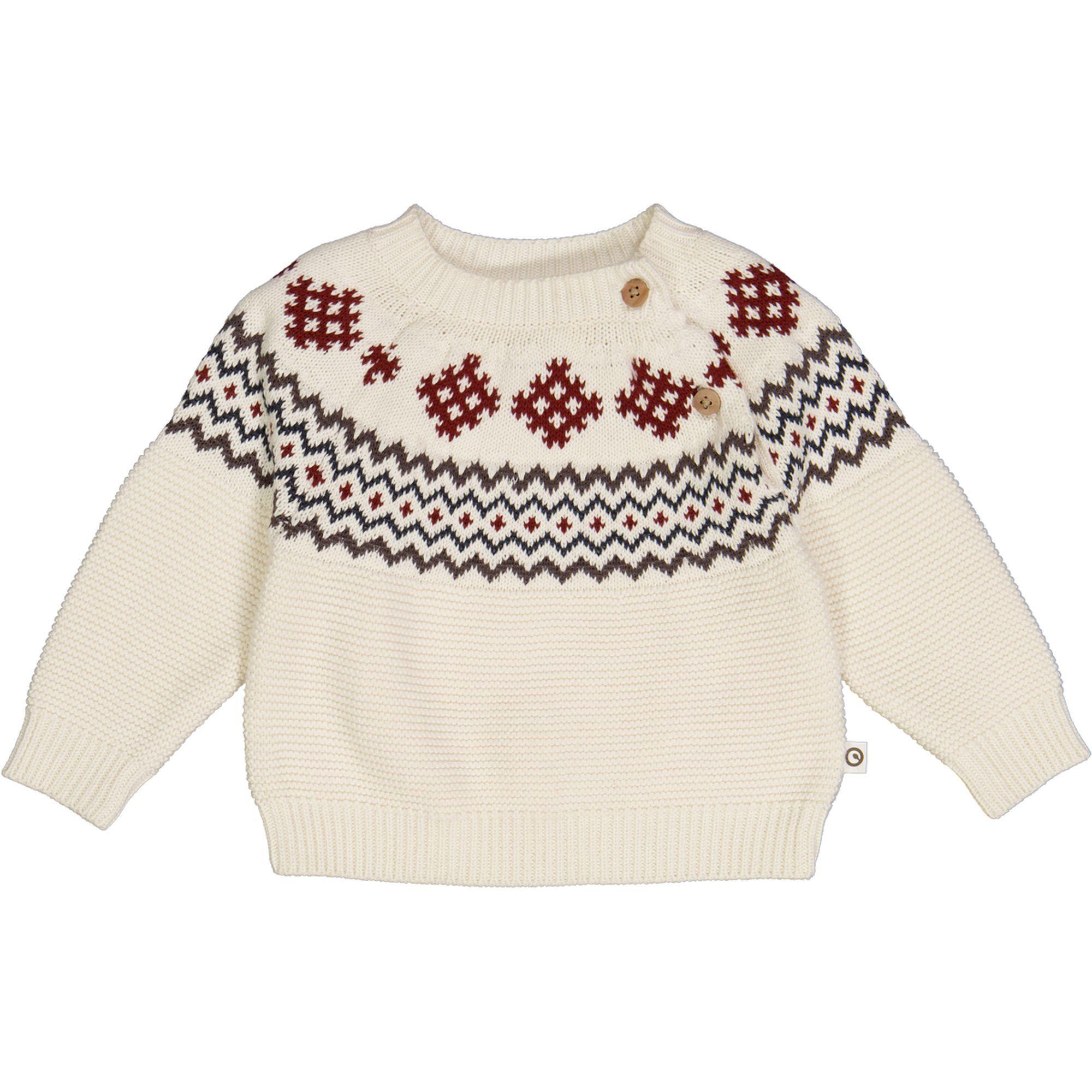 Image of Babystrickpullover Unisex Beige 74