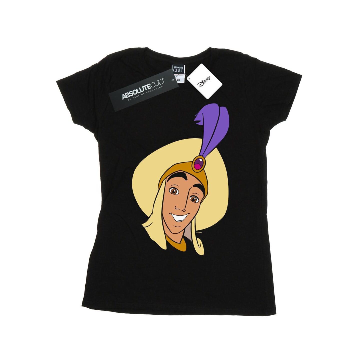 Image of Aladdin Prince Ali Face Tshirt Damen Schwarz XL