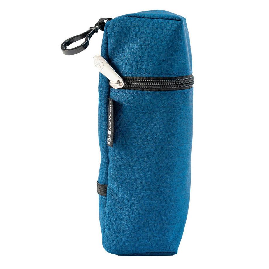 Exacompta  Schlampermäppchen/Stifteköcher, Polyester, 21,5x6x6 cm, BeeBlue - x 6 