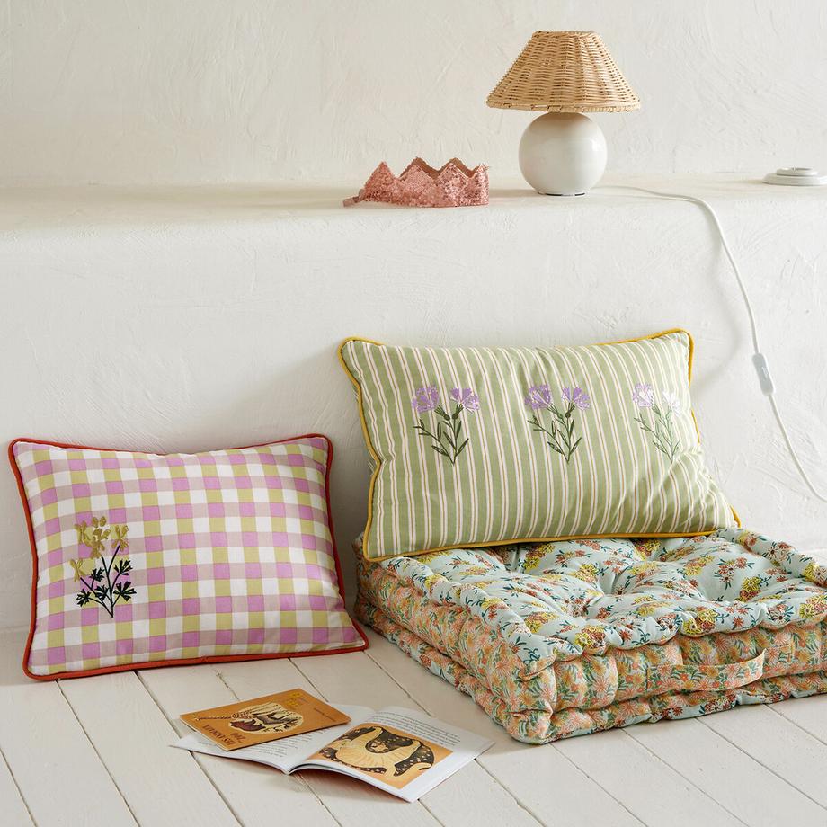 La Redoute Intérieurs Gestepptes Bodenkissen Marigold  