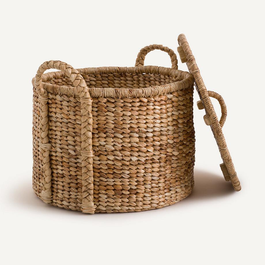 AM.PM Panier rond à couvercle jacinthe d'eau 36  