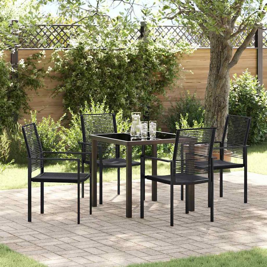 VidaXL Ensemble de salle à manger pour jardin pvc  