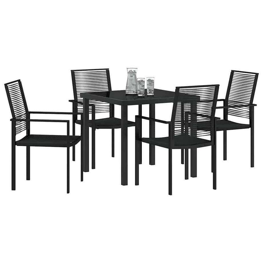 VidaXL Ensemble de salle à manger pour jardin pvc  