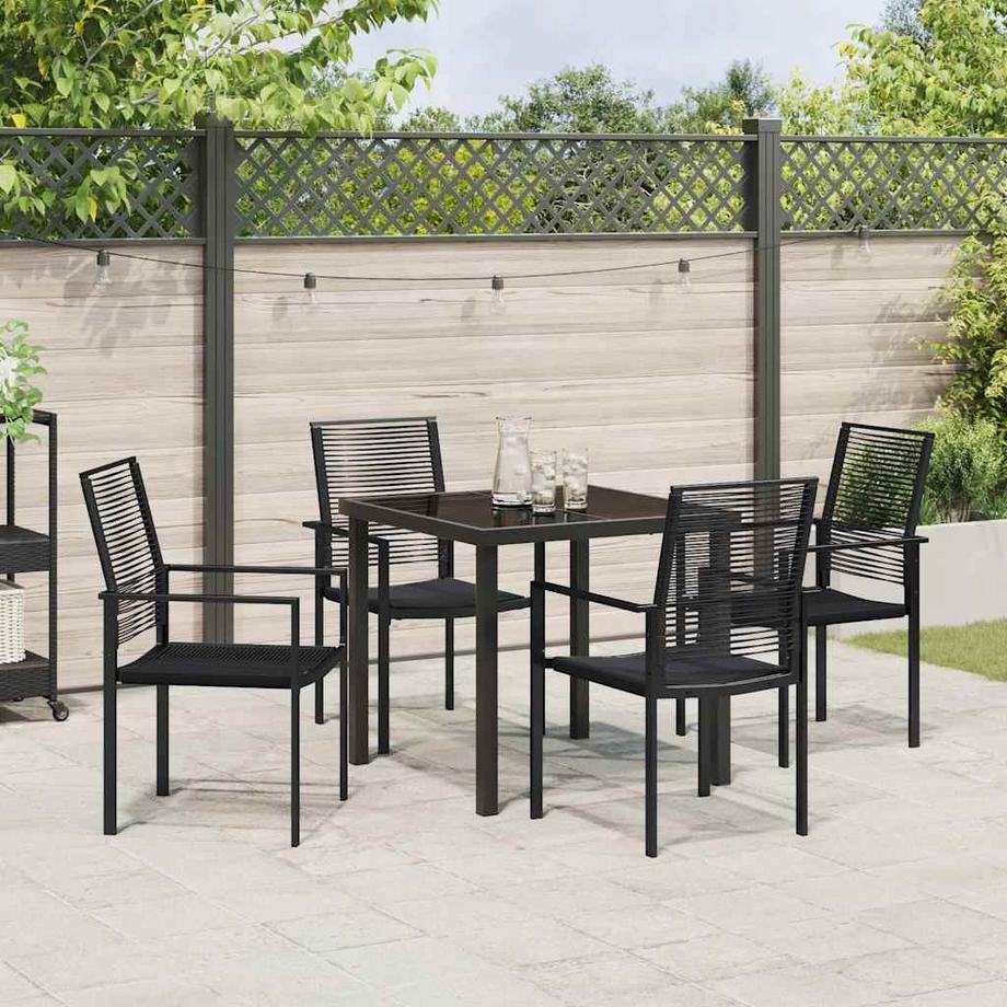 VidaXL Ensemble de salle à manger pour jardin pvc  