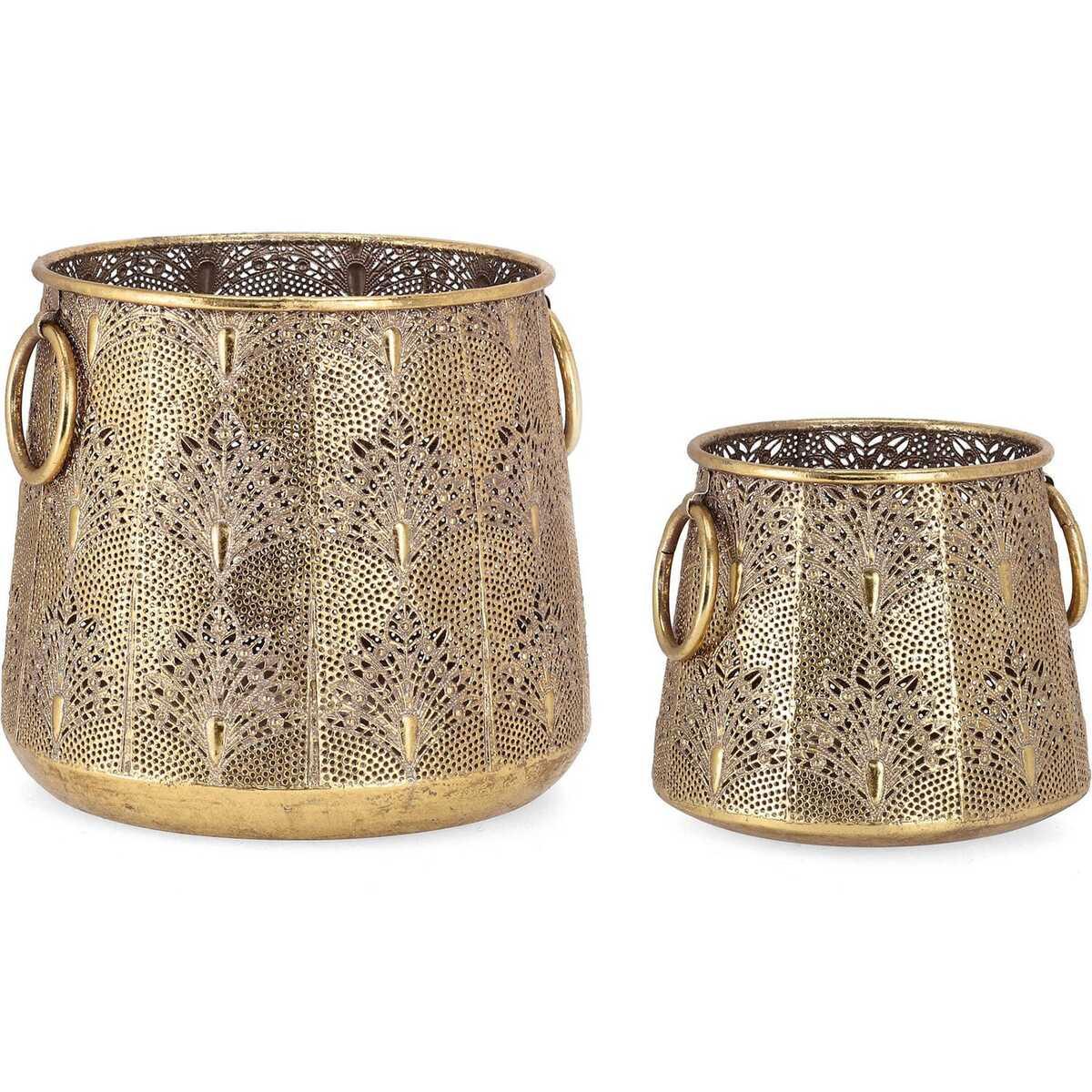 Image of Laterne Larjam gold (2er-Set) Laterne Larjam gold (2er-Set)