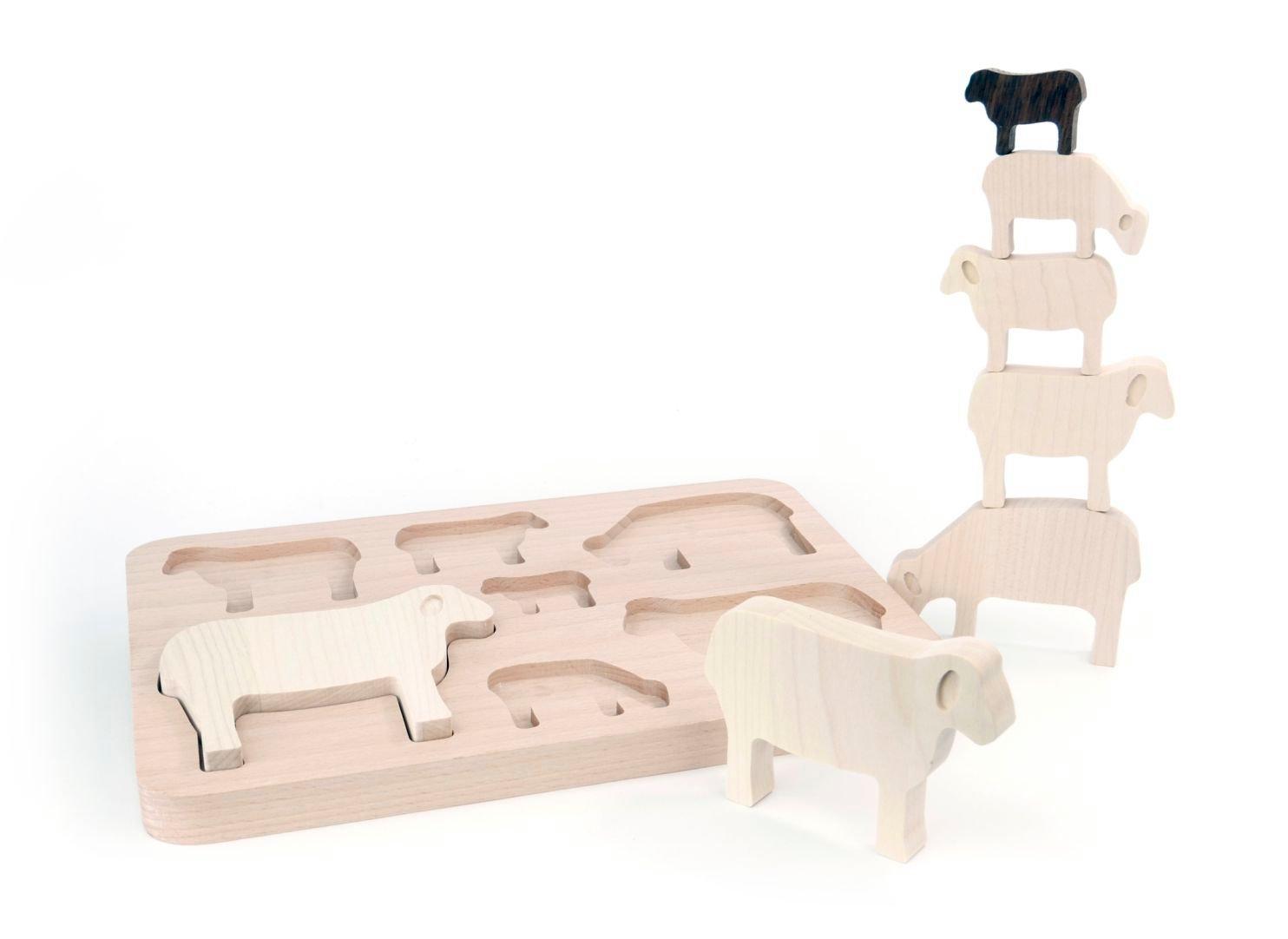 Bajo  Puzzle en bois de mouton, Bajo 