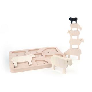 Bajo  Puzzle en bois de mouton, Bajo 