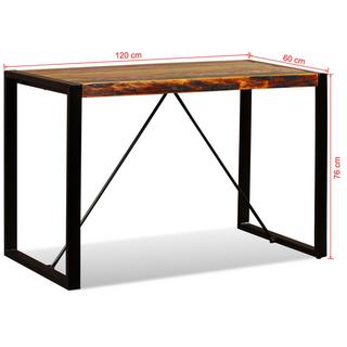 VidaXL Table à manger bois  