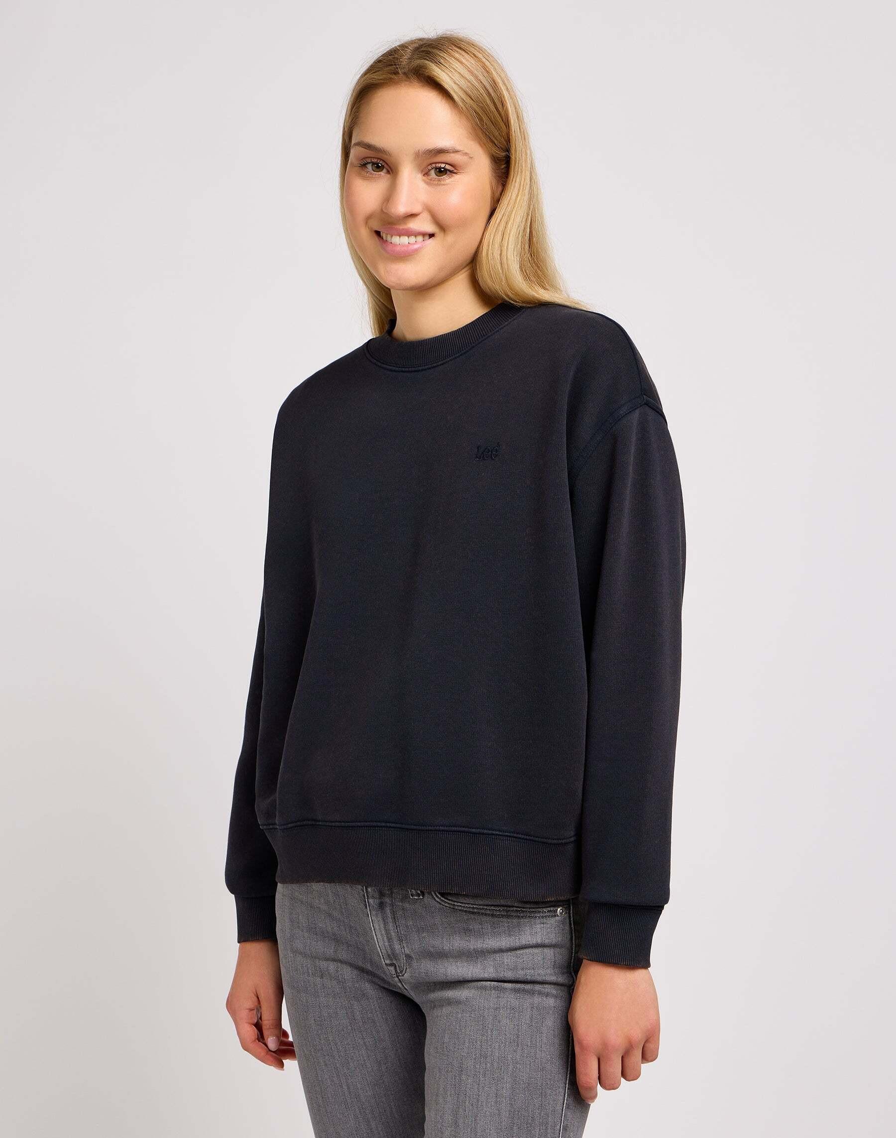 Image of Sweatshirts Crew Sweater Damen Schwarz L