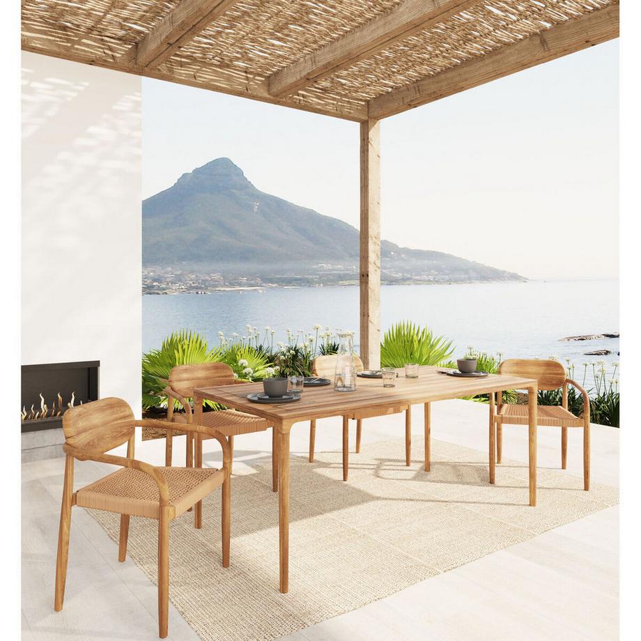 KARE Design Gartenstuhl Sole Mio natur  