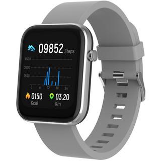 DENVER  SW-182GR Bluetooth-Smartwatch mit Herzfrequenzsensor, Blutdruck- und Blutsauerstoffmonitor 