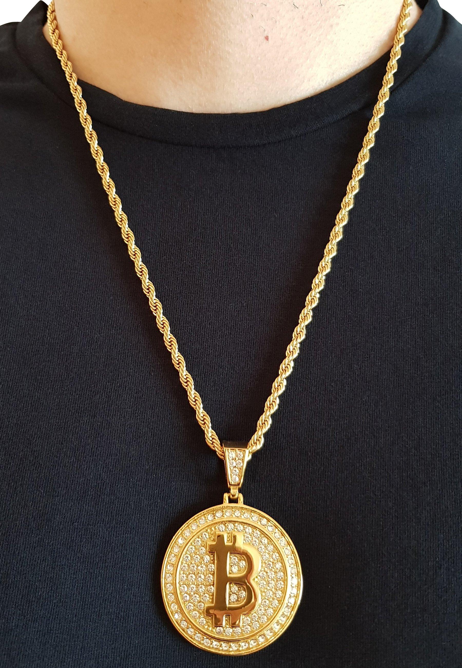 HEBE JEWELS  Chaîne Bitcoin, HIP-HOP-STYLE 