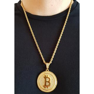 HEBE JEWELS  Chaîne Bitcoin, HIP-HOP-STYLE 