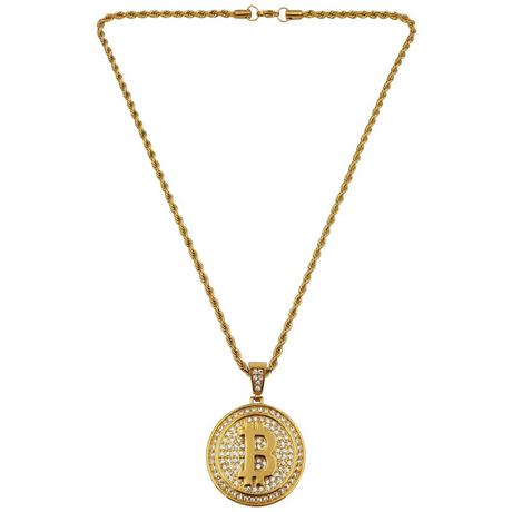 HEBE JEWELS  Chaîne Bitcoin, HIP-HOP-STYLE 