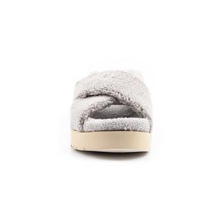 UGG  Fuzz Sugar Terry cross slide-36 