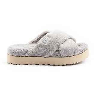 UGG  Fuzz Sugar Terry cross slide-36 