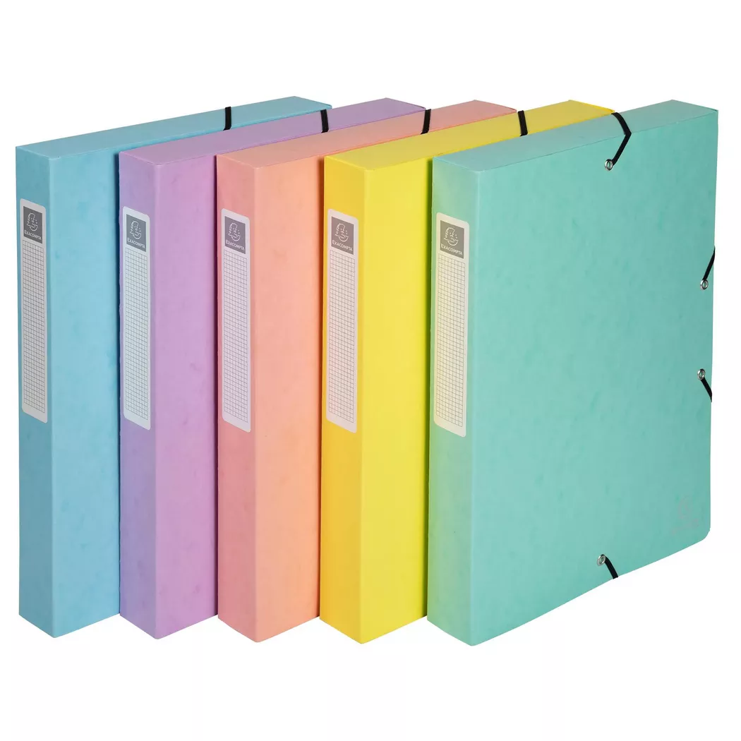 Aquarel 40mm A4 Box File Pack of 8, none