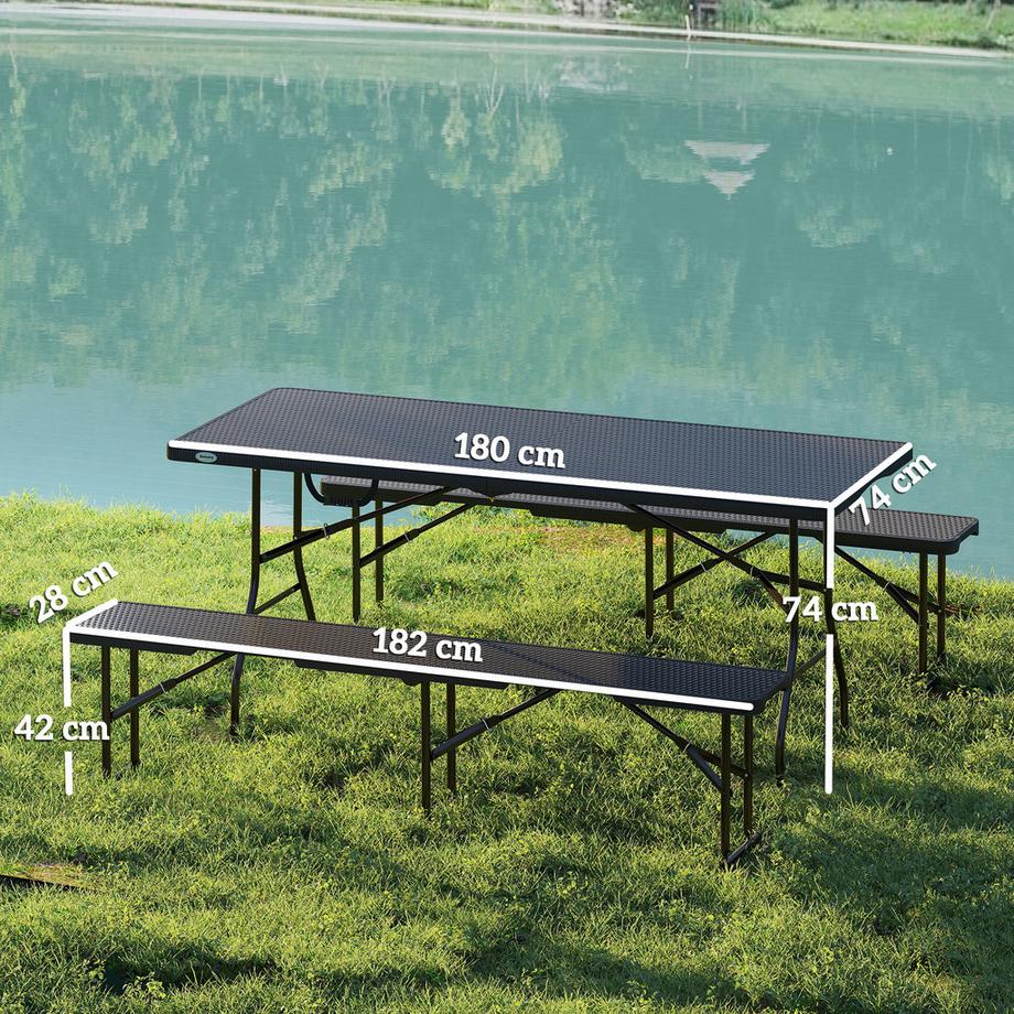 Outsunny  Campingtisch Set 