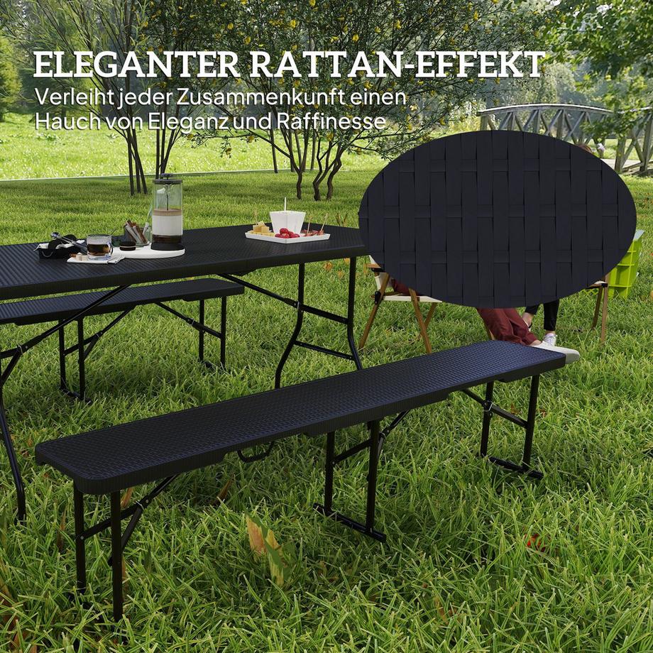 Outsunny  Campingtisch Set 