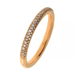 Mémoire-Ring 750/18K Rotgold Diamant 0.23ct.