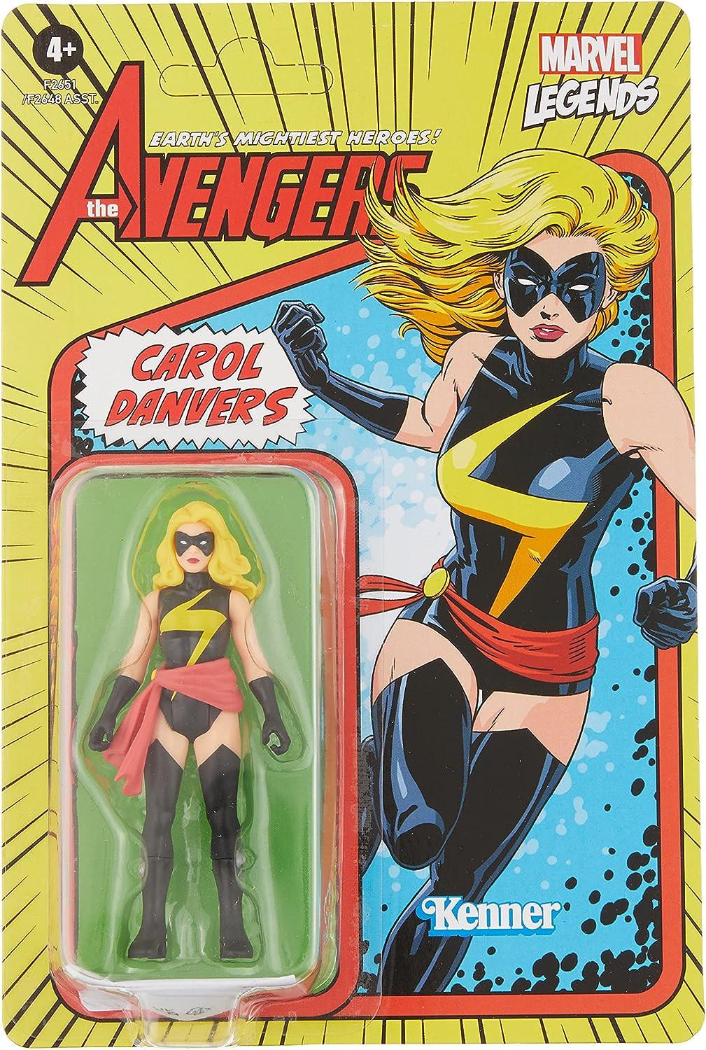 Hasbro  Marvel Legends Retro  Collection Carol Danvers Actionfigur 