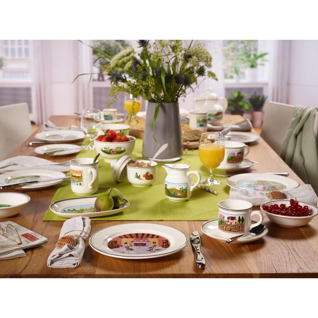 Villeroy & Boch Frühstücksteller Kamin Design Naif  