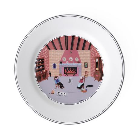 Villeroy & Boch Frühstücksteller Kamin Design Naif  