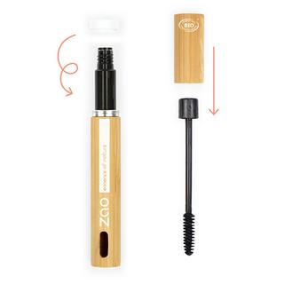 ZAO MAKEUP  Mascara Aloe Vera - Certifié bio, vegan et rechargeable 