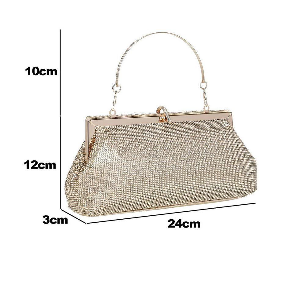 Gallantry Pochette de Soirée Effet Strass  